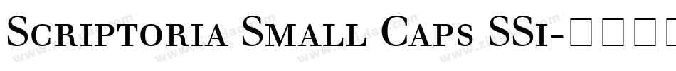 Scriptoria Small Caps SSi字体转换